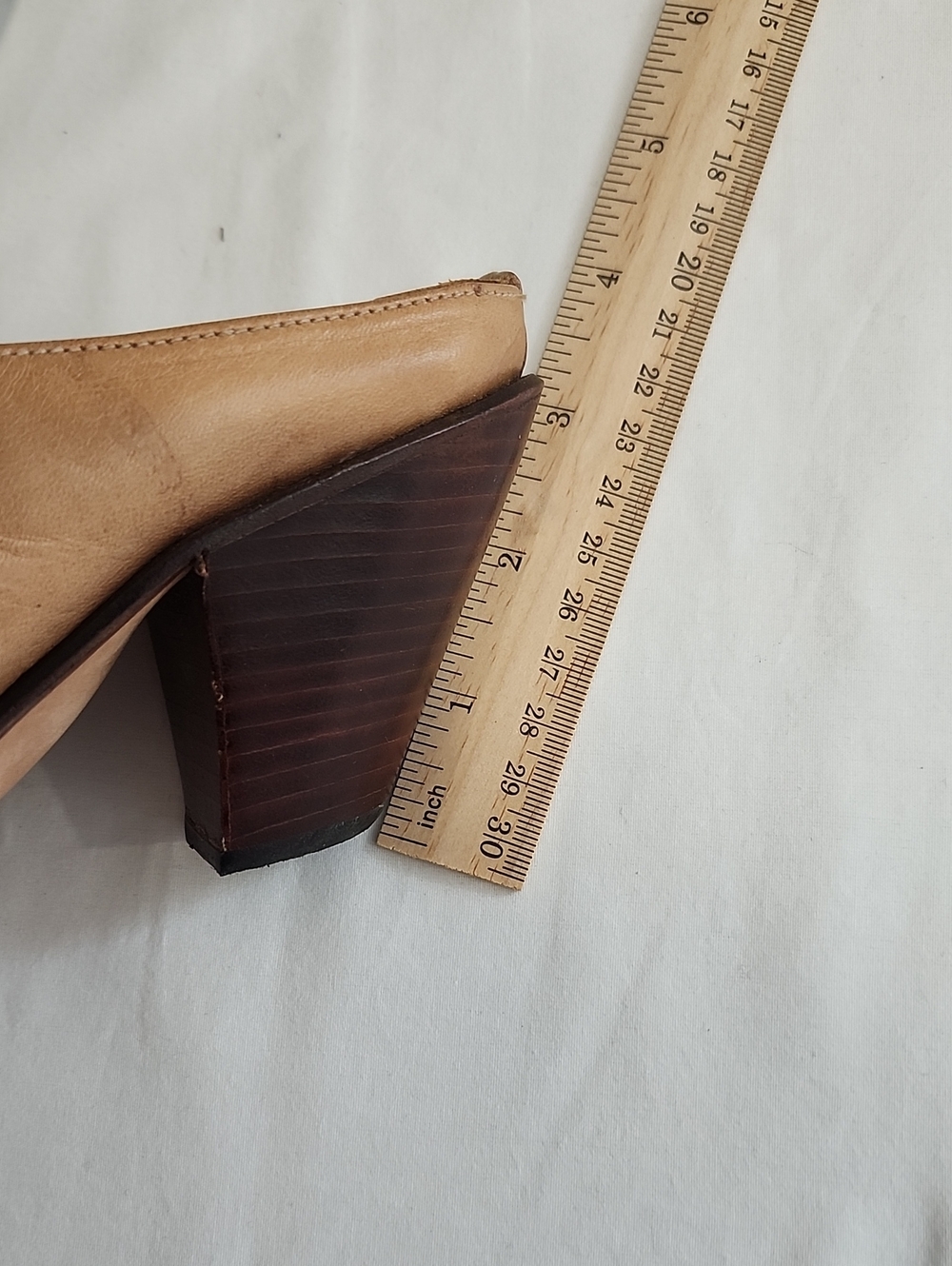 Charlie 1 Horse by Lucchese Mules Bootie Slides Size 8.5 Western Upscale Leather - Picture 8 of 8